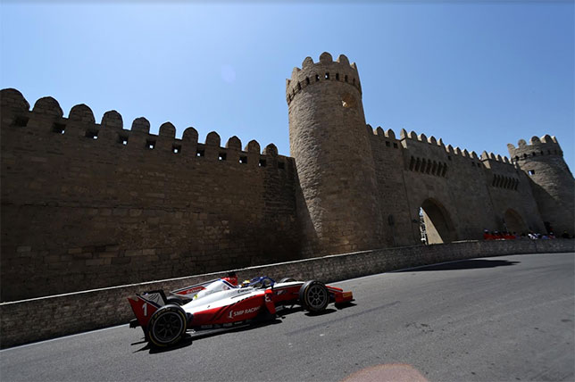 Роберт Шварцман на пути к первой победе в сезоне, фото пресс-службы Формулы 2