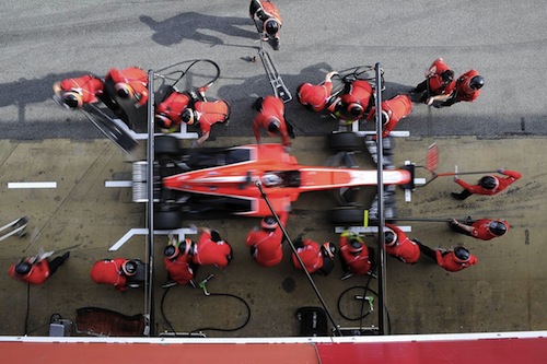 Тренировка пит-стопа