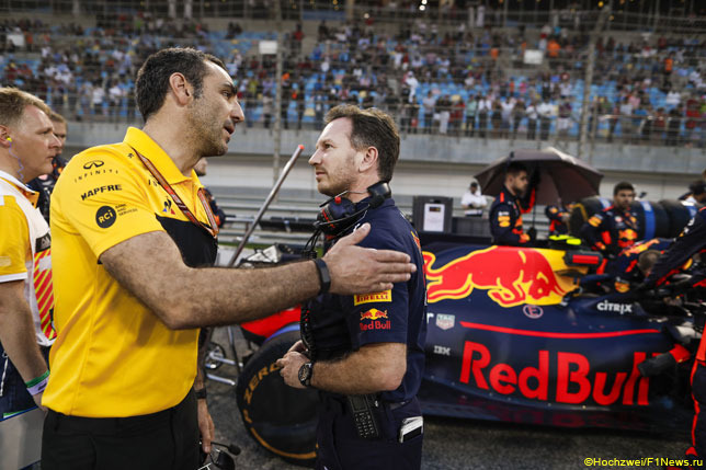 Сирил Абитебул и Кристиан Хорнер