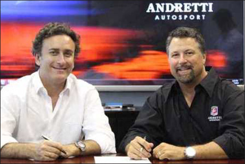 Алехандро Агаг и Майкл Андретти