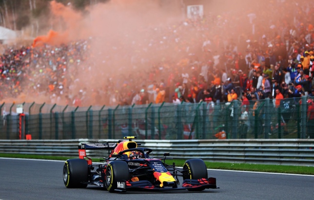 Александер Элбон на трассе Гран При Бельгии