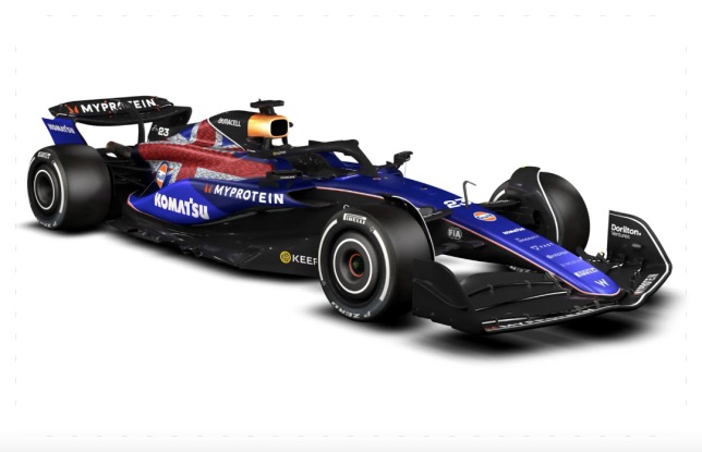 Машина FW46 в особое версии раскраски, фото пресс-службы Williams