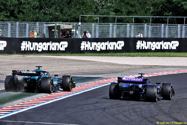 Борьба Лэнса Стролла и Алекса Элбона