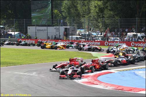 Старт Гран При Италии