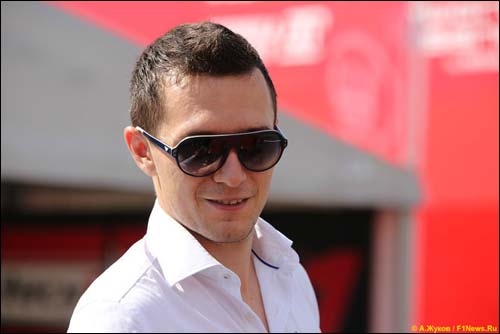 Михаил Алёшин на трассе Moscow Raceway