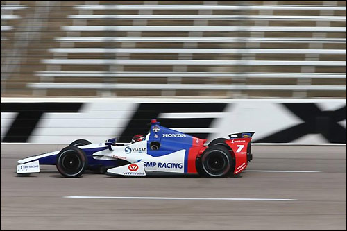 Михаил Алёшин на трассе в Техасе