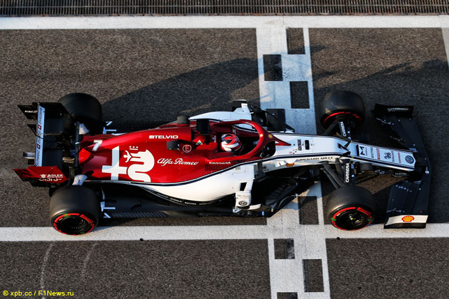 Кими Райкконен за рулём Alfa Romeo