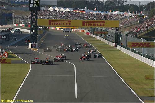 Старт Гран При Японии, 2011-й год