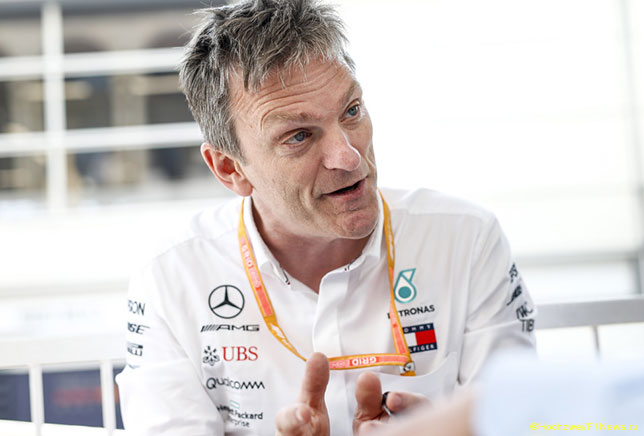 Джеймс Эллисон, технический директор Mercedes