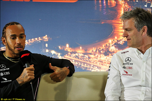 Льюис Хэмилтон и Джеймс Эллисон