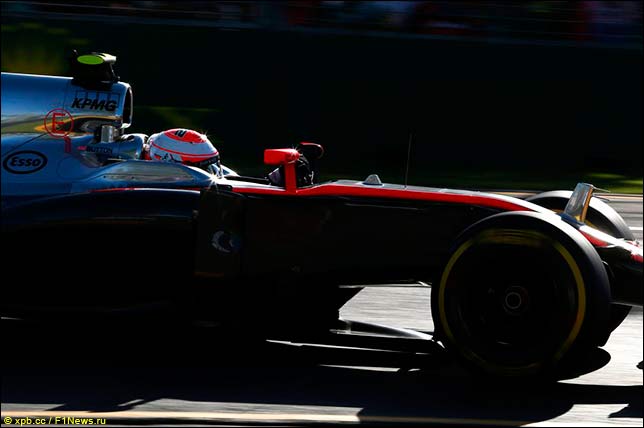 Дженсон баттон в Мельбурне