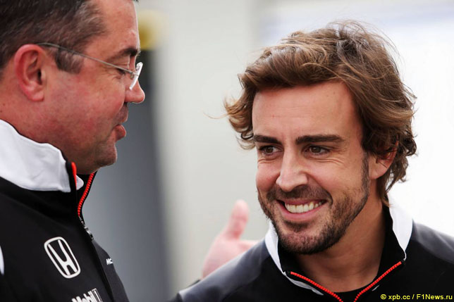 Эрик Булье и Фернандо Алонсо