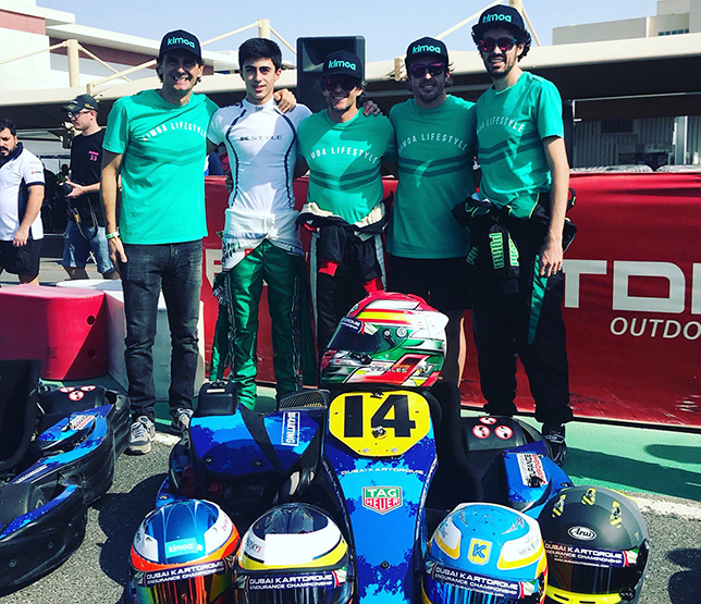 Команда FA Racing на 24-часовой гонке в Дубае