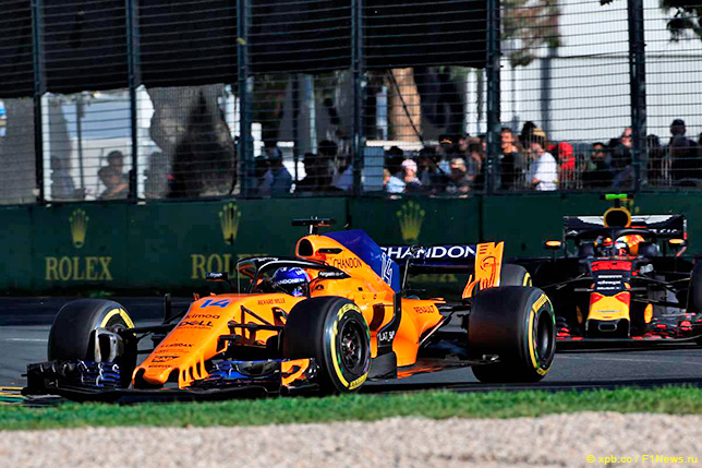 Фернандо Алонсо на Гран При Австралии