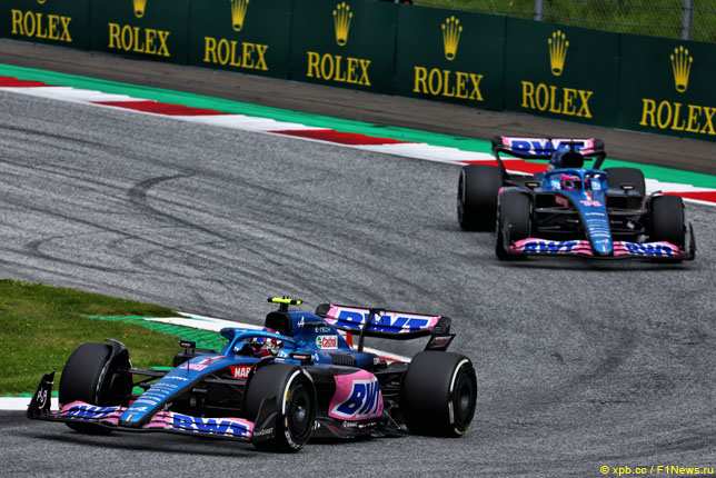 Эстебан Окон и Фернандо Алонсо