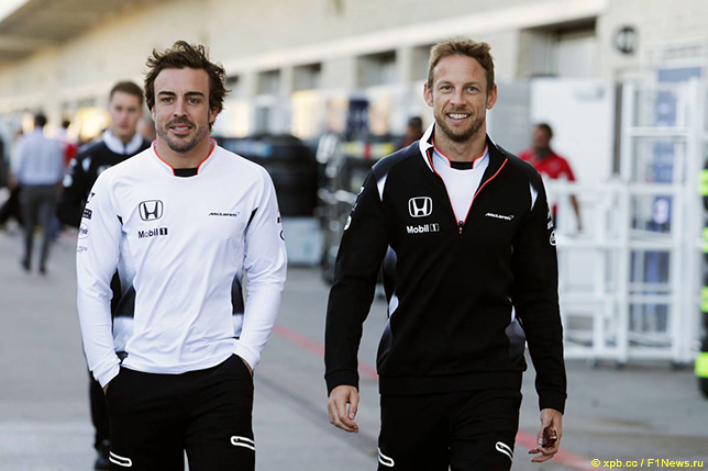 Фернандо Алонсо и Дженсон Баттон, 2016 год