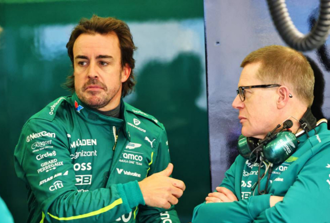 Фернандо Алонс и Энди Кауэлл, фото XPB