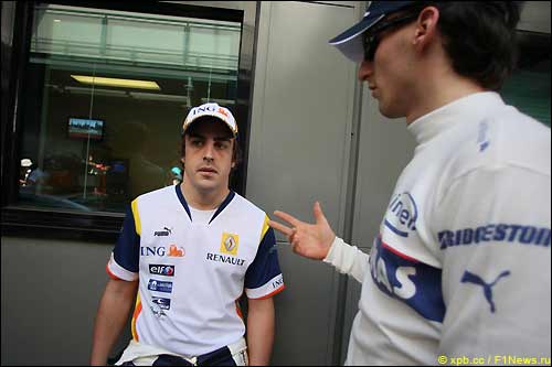 Фернандо Алонсо и Роберт Кубица