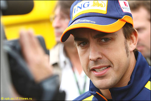 Сильверстоун. Четверг. Фернандо Алонсо