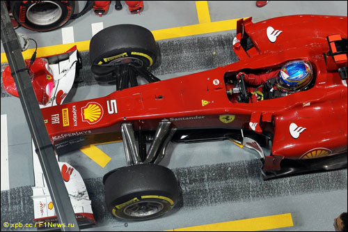 Фернандо Алонсо на Гран При Сингапура