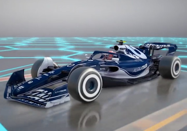 Кадр из видеролика AlphaTauri, подготовленного пресс-службой команды