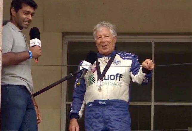 Марио Андретти на Фестивале скорости в Гудвуде, фото пресс-службы фестиваля