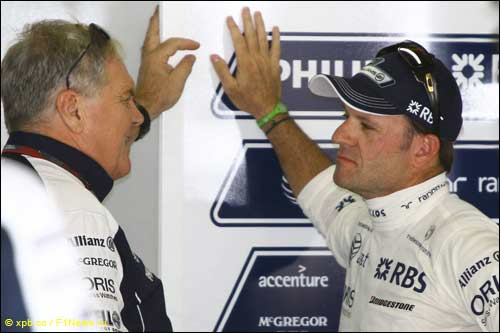 Рубенс Баррикелло с Патриком Хедом