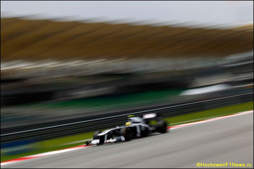 Williams Пастора Мальдонадо на Гран При Малайзии