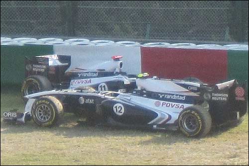 Рубенс Баррикелло и Пастор Мальдонадо