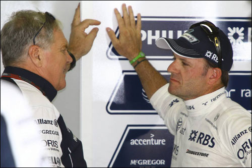 Патрик Хед (слева) и Рубенс Баррикелло