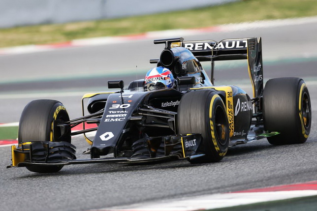 Тесты в Барселоне. Джолион Палмер