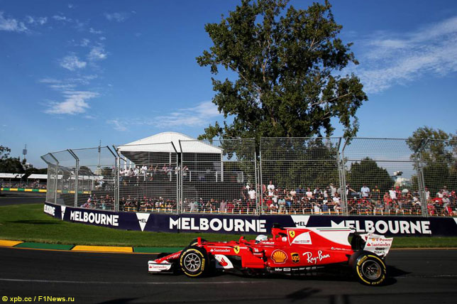 Себастьян Феттель в Гран При Австралии