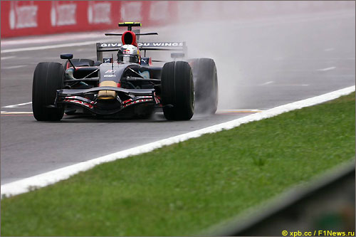 Себастьян Феттель в Монце, 2008 год