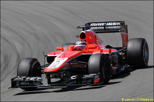 Жюль Бьянки за рулем Marussia
