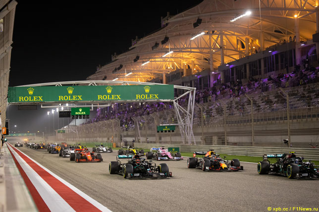 Старт Гран При Сахира, 2020 год