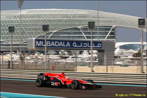 Тимо Глок на трассе Яс-Марина