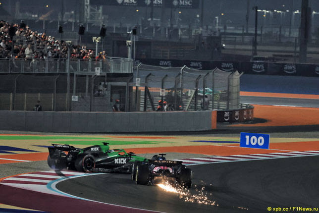 Столкновение Нико Хюлкенберга и Пьера Гасли