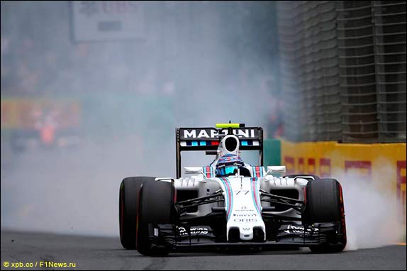 Ошибка Валттери Боттаса