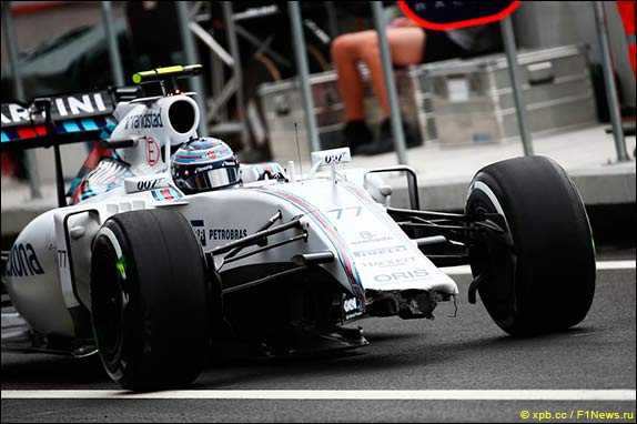 Машина Боттаса после инцидента