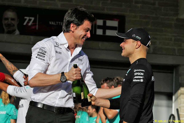 Тото Вольфф и Валттери Боттас