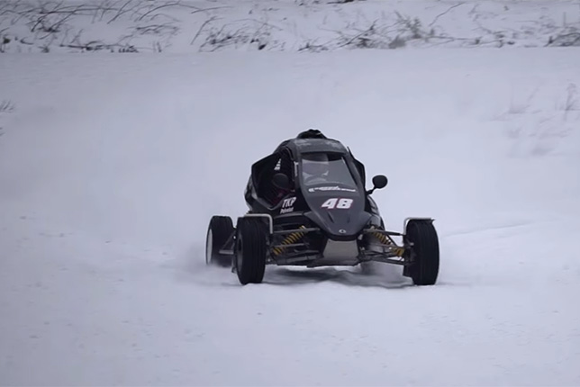 Валттери Боттас за рулём кросс-карта