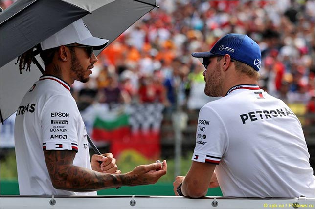 Льюис Хэмилтон и Валттери Боттас
