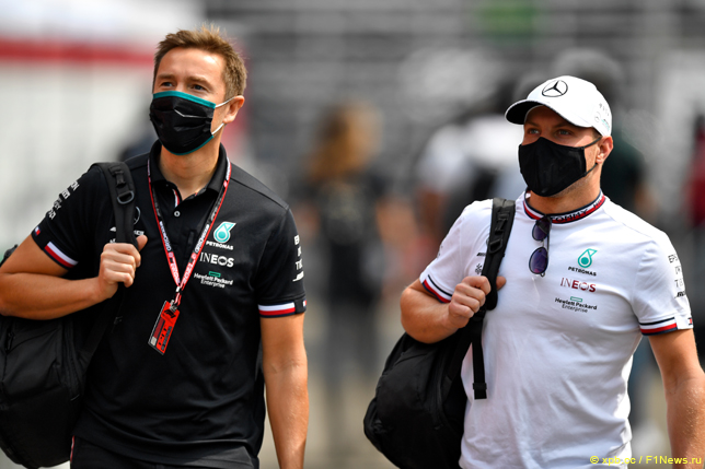 Валттери Боттас и Антти Виерула