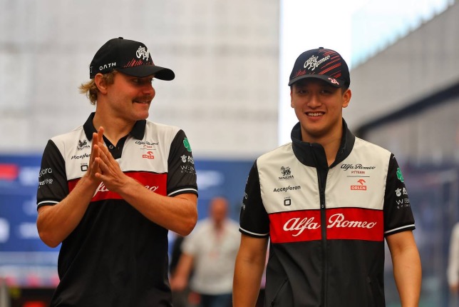 Валттери Боттас и Гуаньюй Чжоу, фото XPB