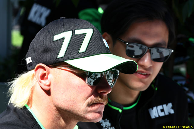 Валттери Боттас и Гуаньюй Чжоу