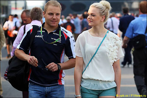 Валттери Боттас и Эмилия Пиккарайнен