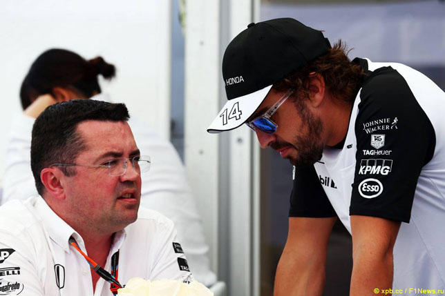 Эрик Булье и Фернандо Алонсо