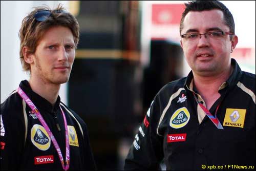 Роман Грожан и Эрик Булье