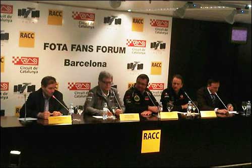 Руководители команд на встрече с болельщиками