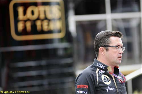 Эрик Булье на Гран При Бельгии